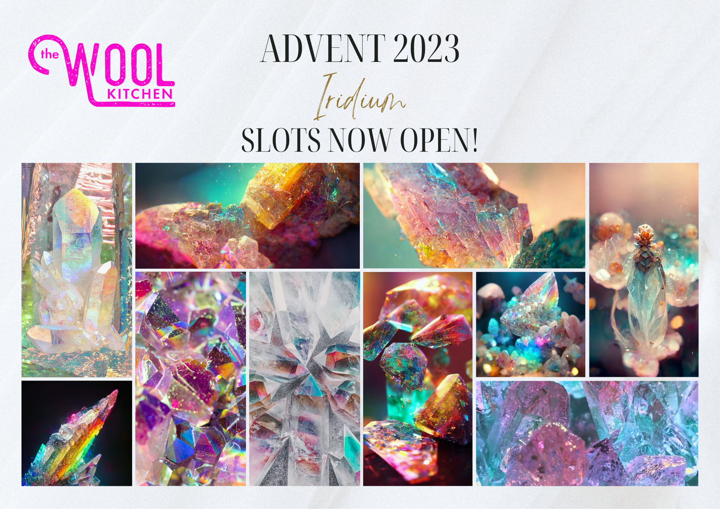 The Wool Kitchen Advent Calendar 2023 - Iridium - Sock Yarn