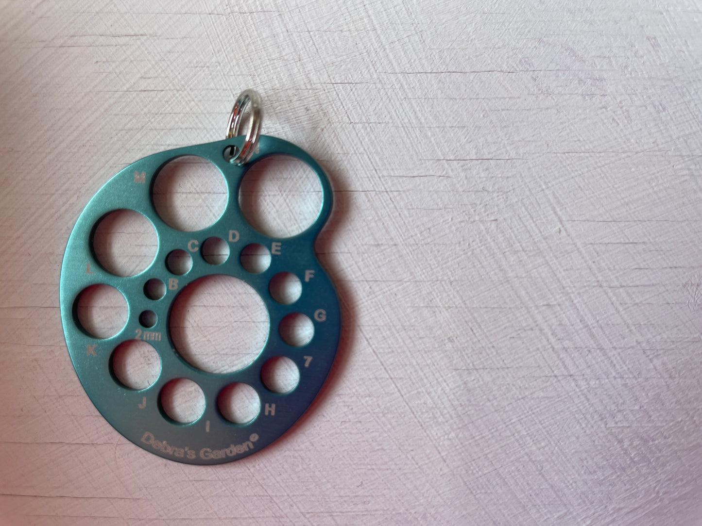 Metallic Ammonite Shaped Needle Gauges - Crochet - Knitting