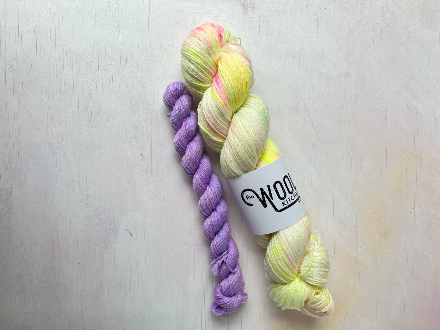 Image 1 Lotus Flower | Floral Fade 2 Botanical Monthly Yarn Club | 4ply sock, Luxury 4ply Merino Silk, DK Wool, 4ply Sock Set