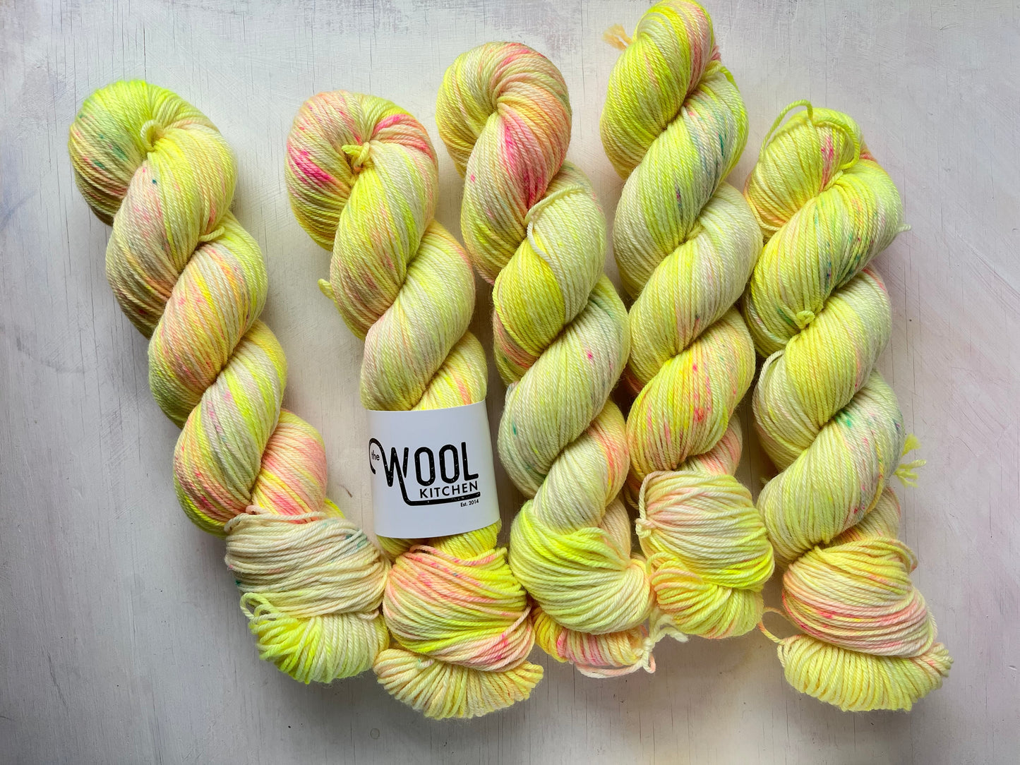 Image 1 Lotus Flower | Floral Fade 2 Botanical Monthly Yarn Club | 4ply sock, Luxury 4ply Merino Silk, DK Wool, 4ply Sock Set