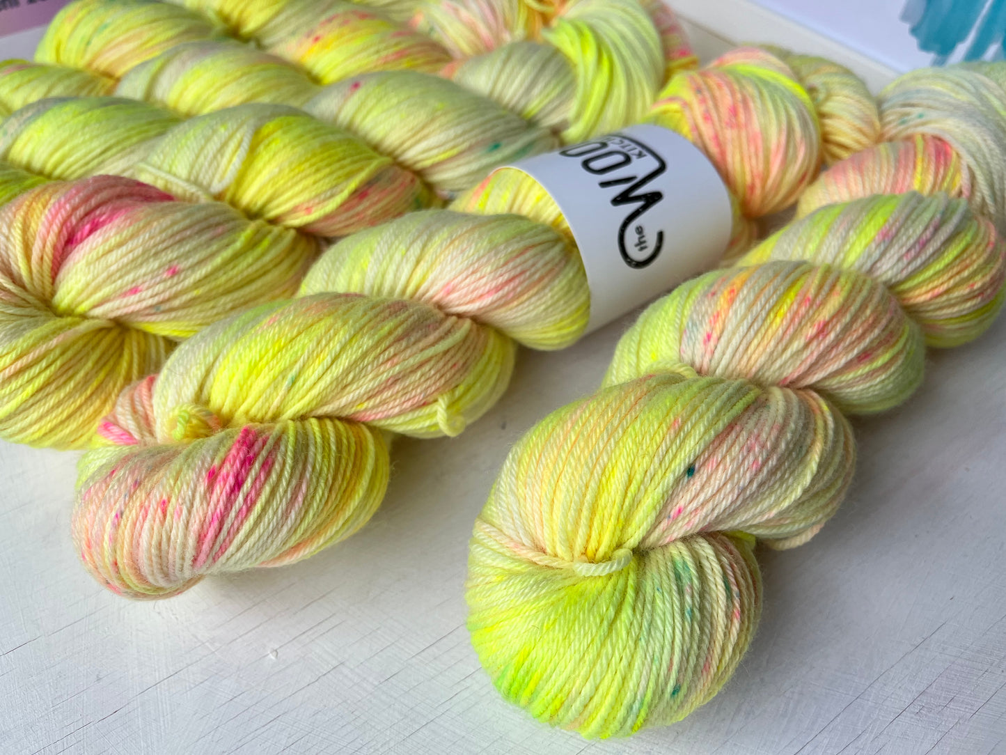 Image 1 Lotus Flower | Floral Fade 2 Botanical Monthly Yarn Club | 4ply sock, Luxury 4ply Merino Silk, DK Wool, 4ply Sock Set