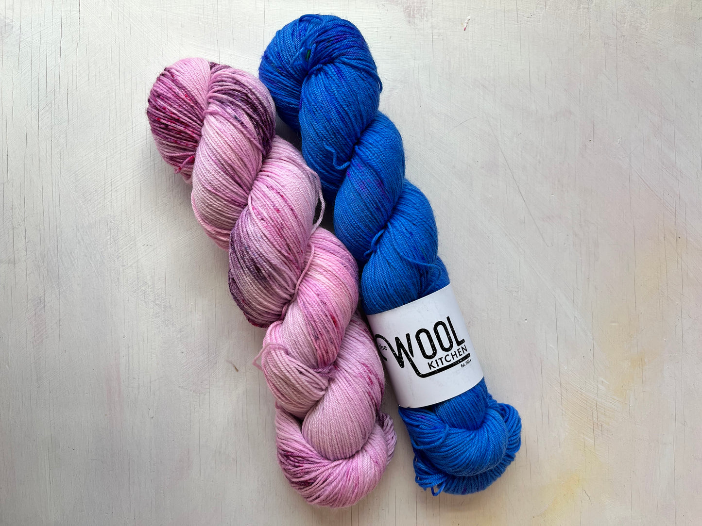 SALE Sock Mix Duo | Purple Speckles, She's Electric | 4ply sock