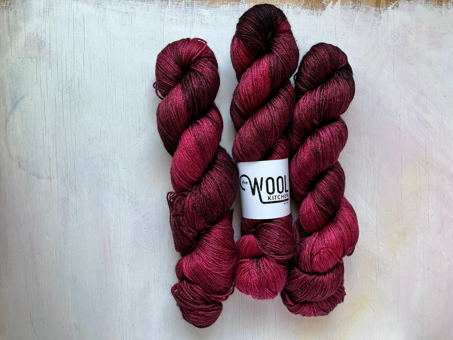SALE Silk Mix Trio | Glazed Red | Luxury 4ply Merino Silk