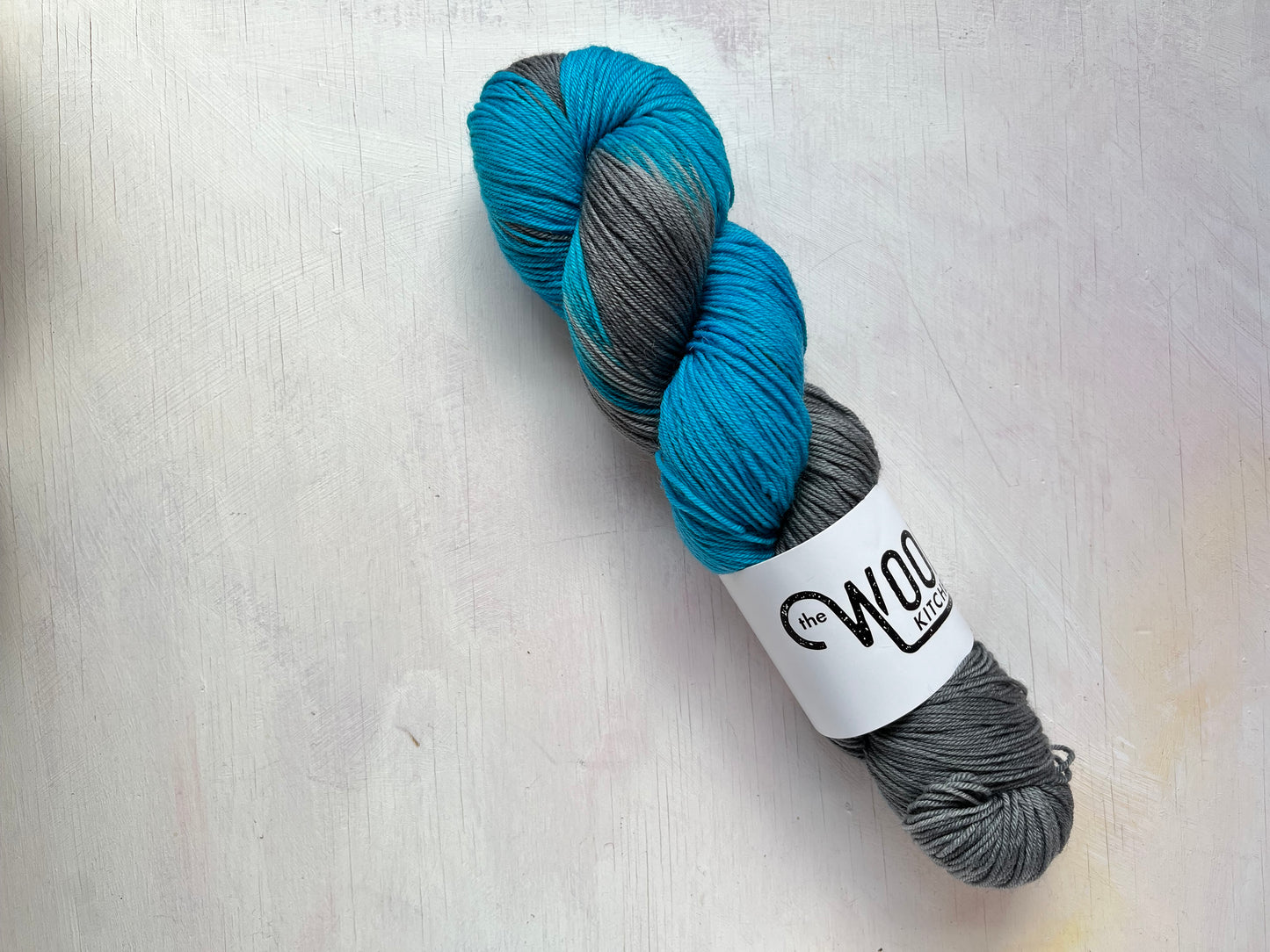 SALE 4ply Sock Blue Longzip 100g skein | Assigned Pooling Yarn | 4ply sock