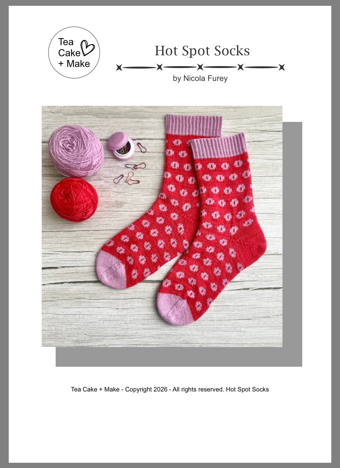 Hot Spot Socks Yarn Kit | 4ply sock