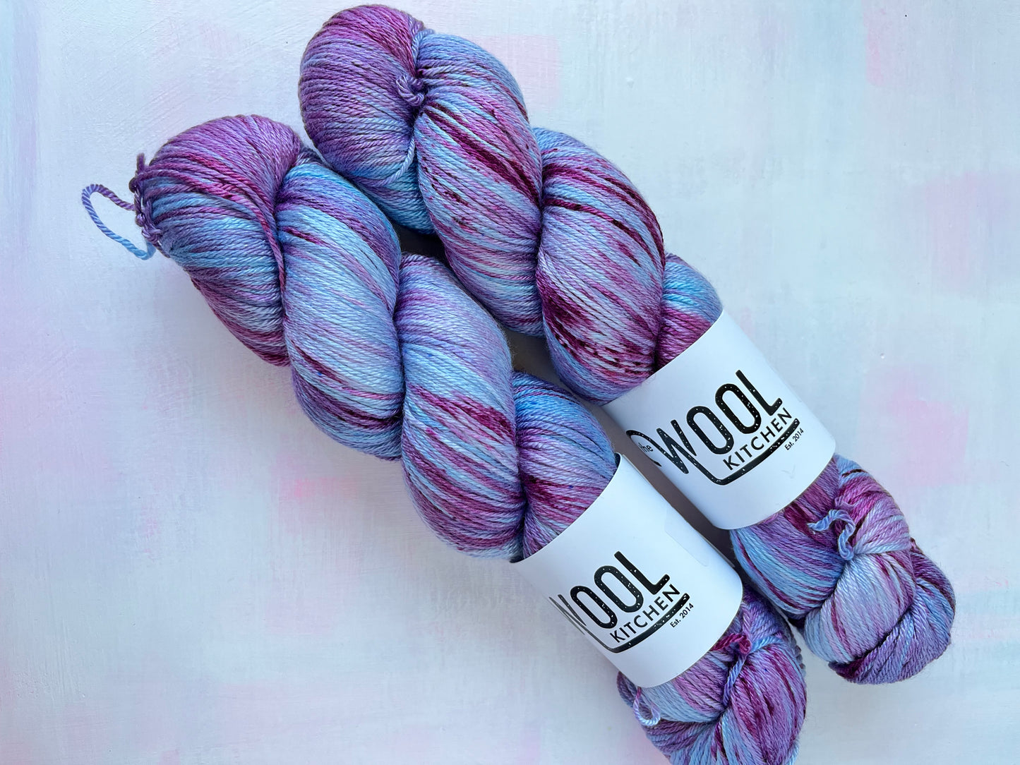 SALE 2 Skeins Hydrangea | Luxury 4ply Merino Silk