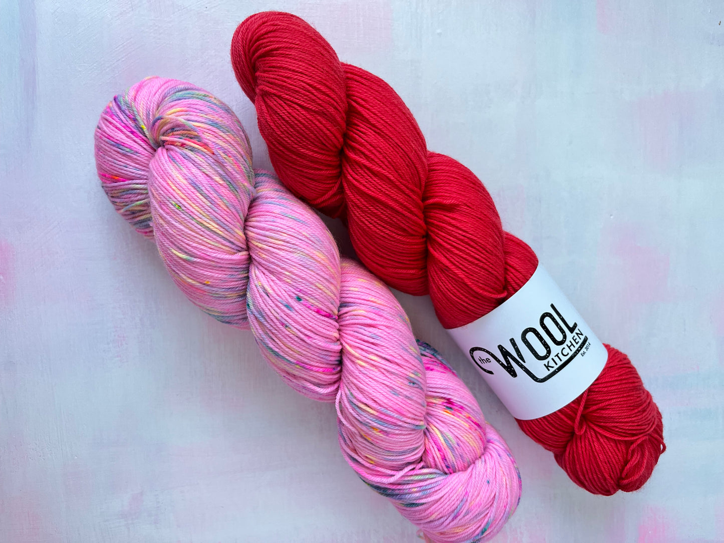 SALE MIX DUO Love Hearts & Red | 4ply sock