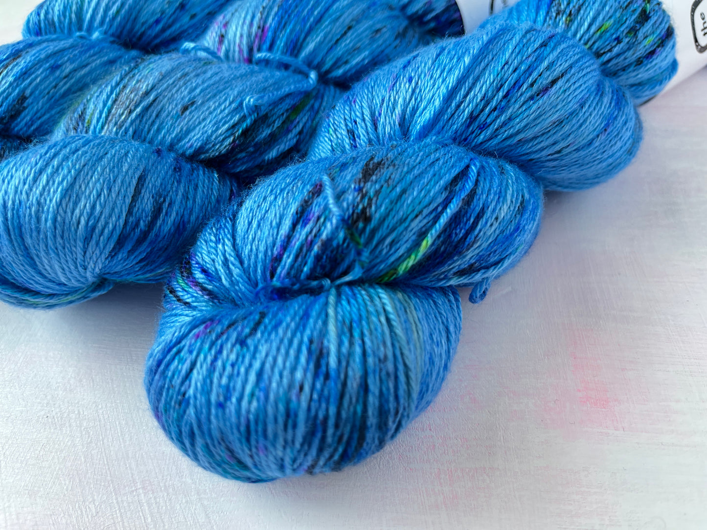 SALE 3 skeins Mystic Blue | Luxury 4ply Merino Silk