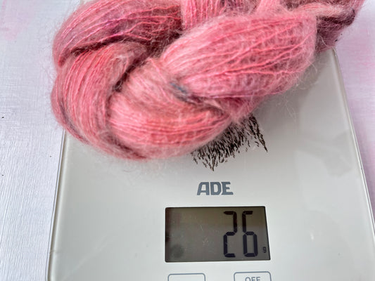 SALE BUY MY BALLS! 61g Rose Gold & Blue Combo | Mohair Silk Lace