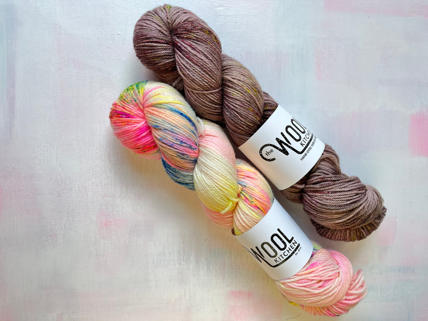 SALE MIX DUO Neon Only & Seashells 1 | BFL DK Wool
