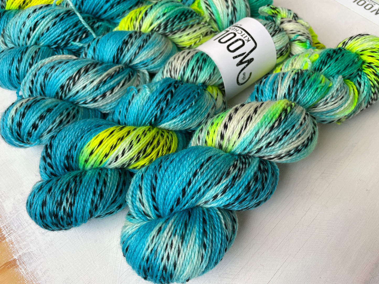 Zebra in the Sea | 4 Ply Merino Zebra Yarn