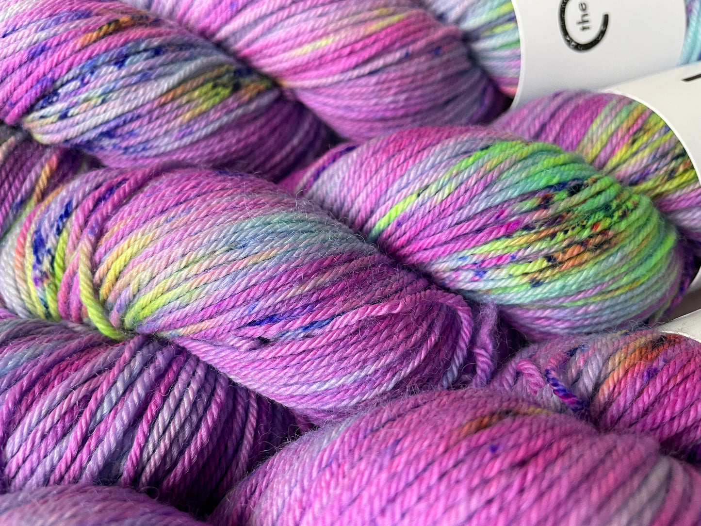 Amethyst Rainbow Aurora | BFL DK Wool