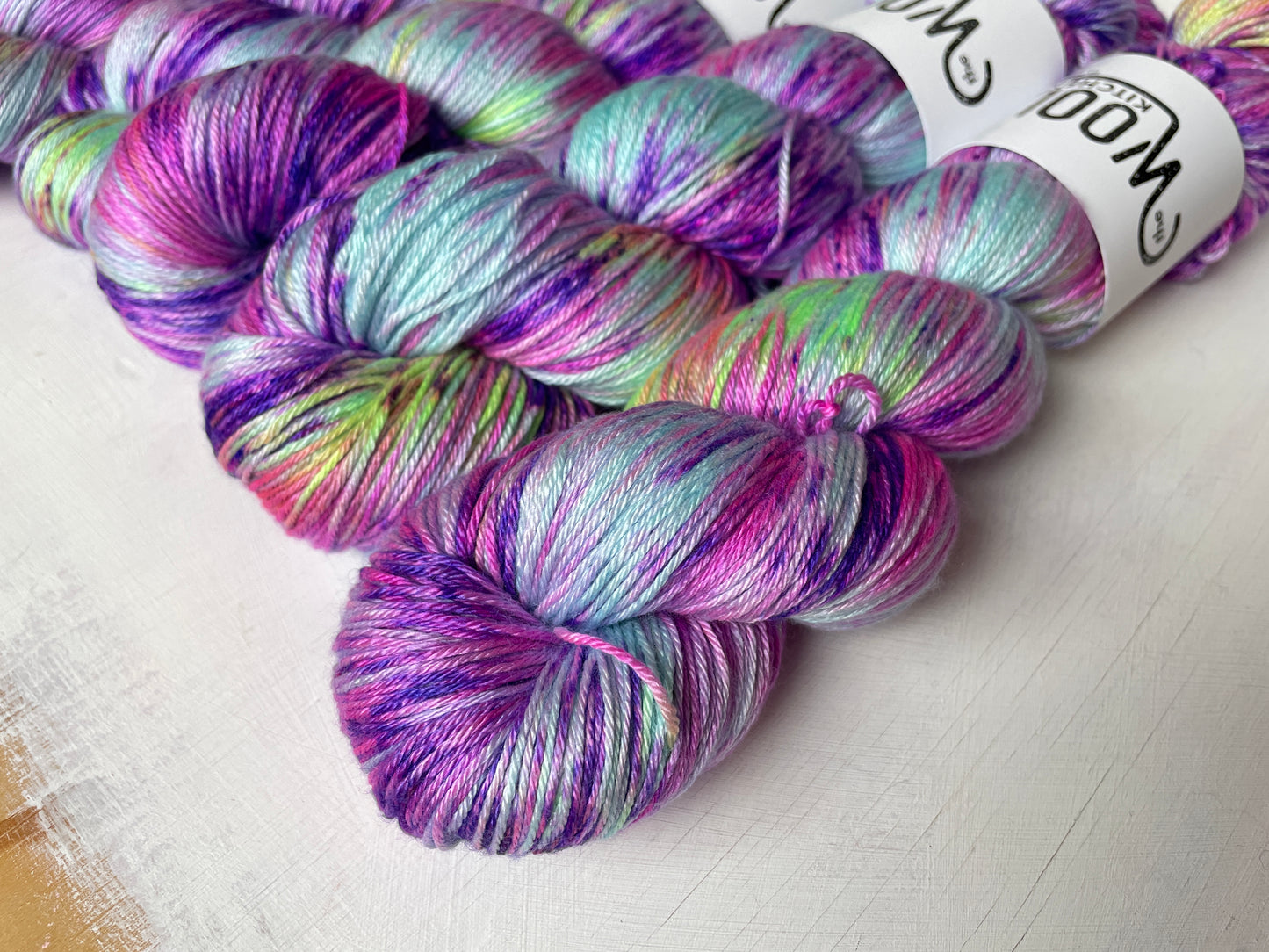 Amethyst Rainbow Aurora | Luxury 4ply Merino Silk