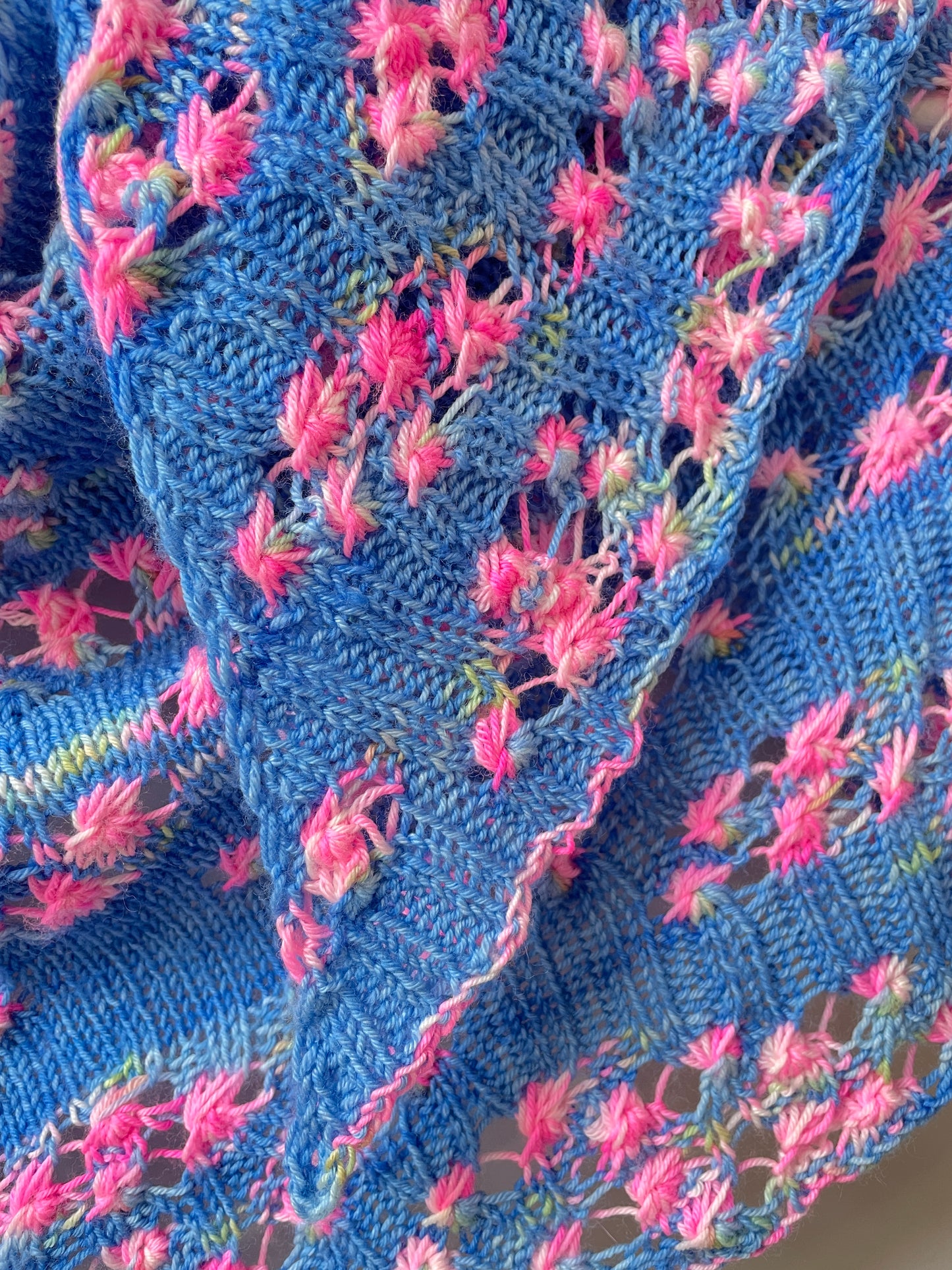 Calico by Dawn Barker in Cherry blossom Hand dyed by The Wool Kitchen