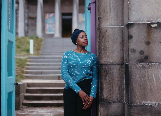 GInan Sweater Crochet Moorit Magazine Assigned Pooling Kit from the hand dyed yarn expert, The Wool Kitchen