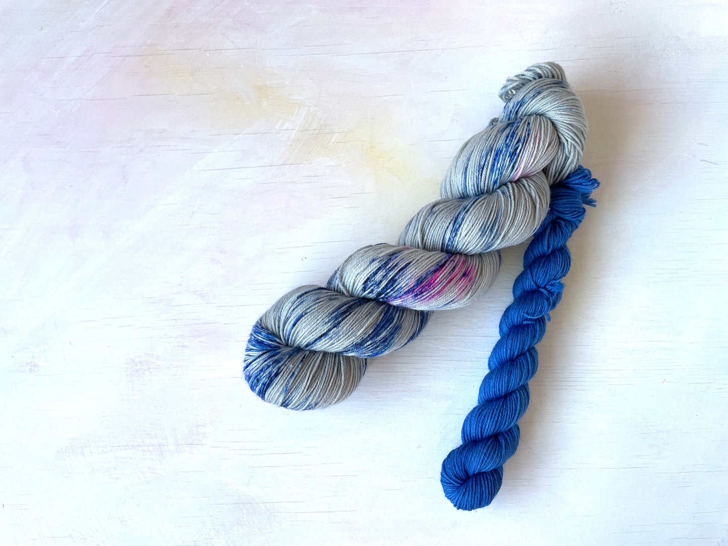 Sock Set - Mad about Blue - Merino nylon - 4ply