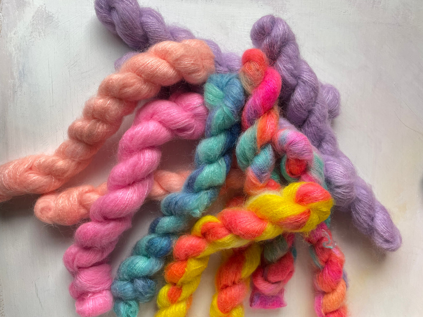 Add a lucky dip 20g Mohair minis - Mohair Silk - Lace