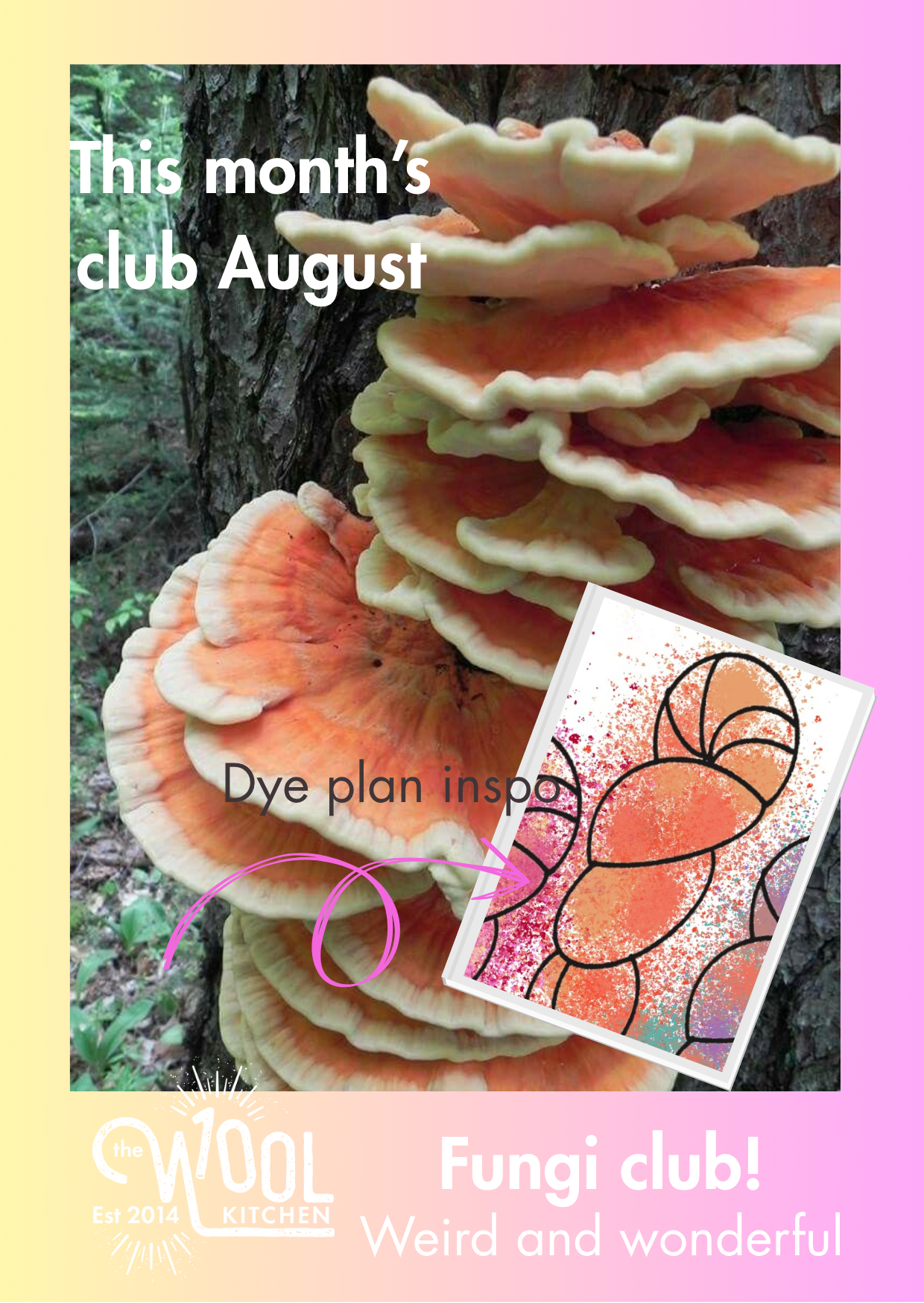 Floral Fade 3 Fungi Monthly Yarn Club | The Wool Kitchen