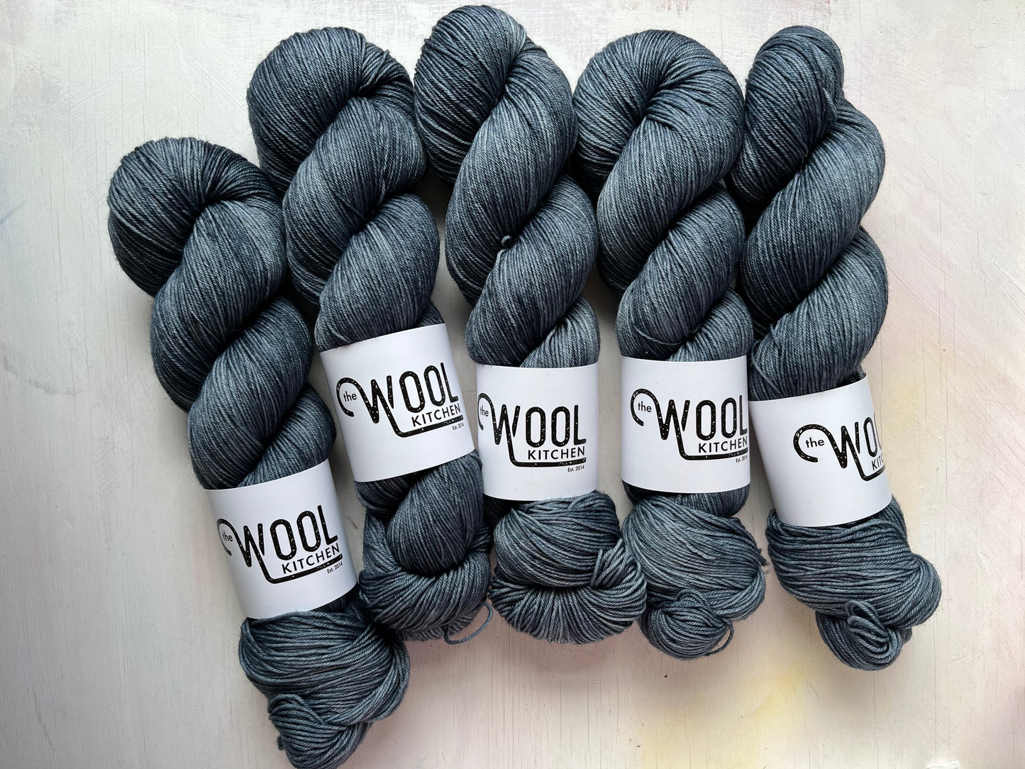 Ground Grey yarn from the 4ply Sock Yarn collection by the hand dyed yarn expert, The Wool Kitchen