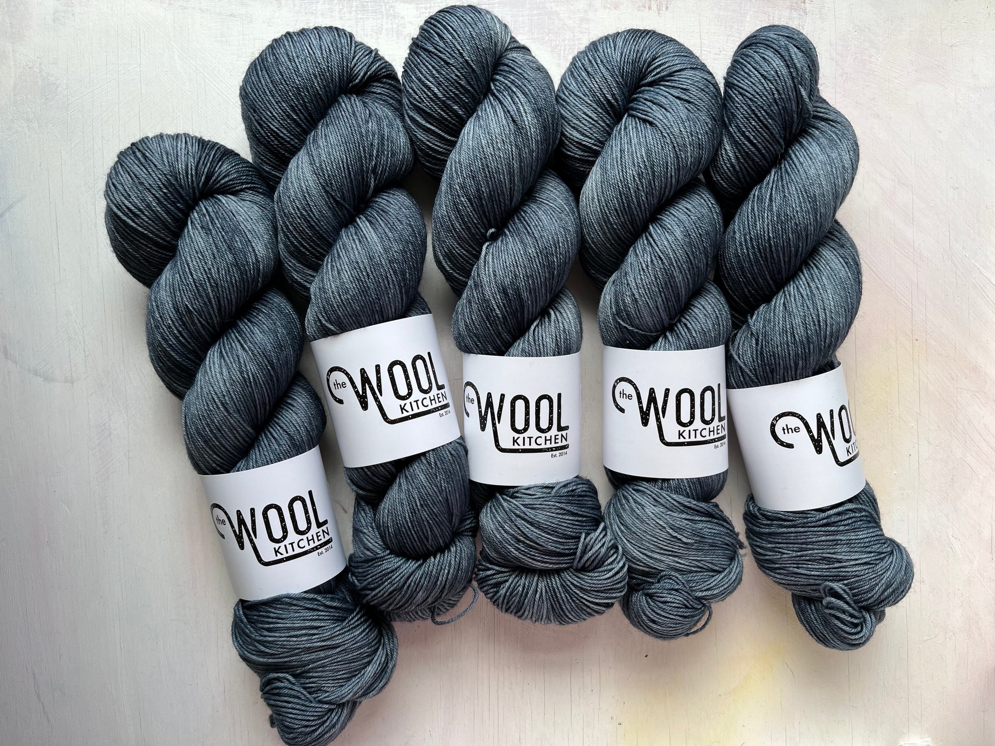 Ground Grey yarn from the 4ply Sock Yarn collection by the hand dyed yarn expert, The Wool Kitchen