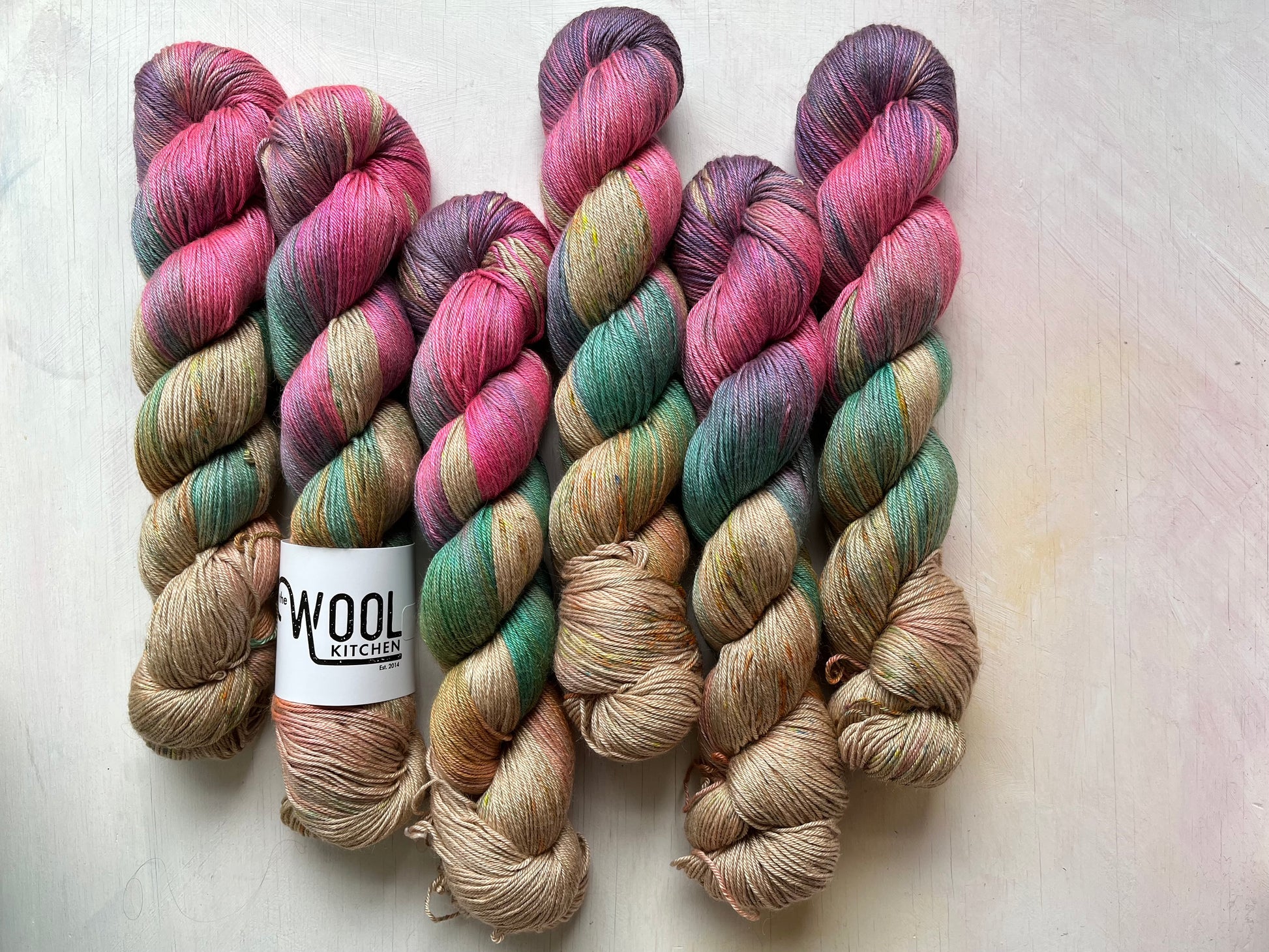 Dragonfly from the Assigned Pooling Long Zip Luxury Baby Camel and Silk collection by the hand dyed yarn expert, The Wool Kitchen.