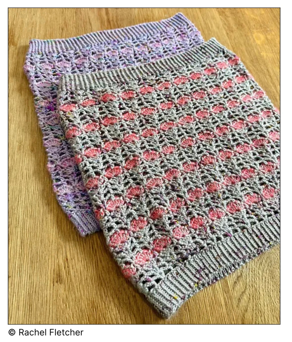 Divine Flower Cowl Yarn Kits from the hand dyed yarn expert, The Wool Kitchen.