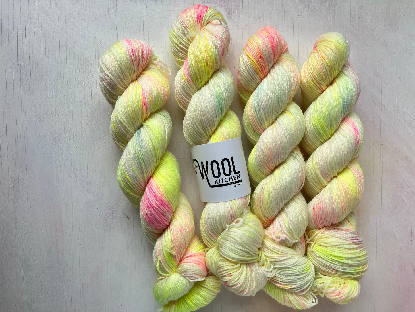 Image 1 Lotus Flower | Floral Fade 2 Botanical Monthly Yarn Club | 4ply sock, Luxury 4ply Merino Silk, DK Wool, 4ply Sock Set