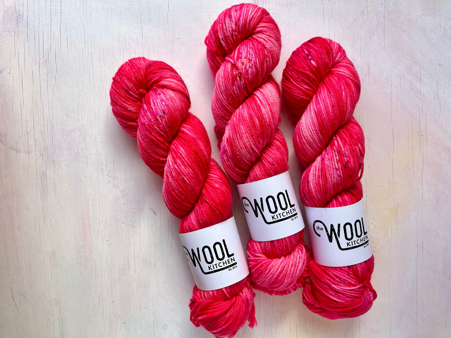 SALE Raspberry Ripple Bundle | BFL DK Wool