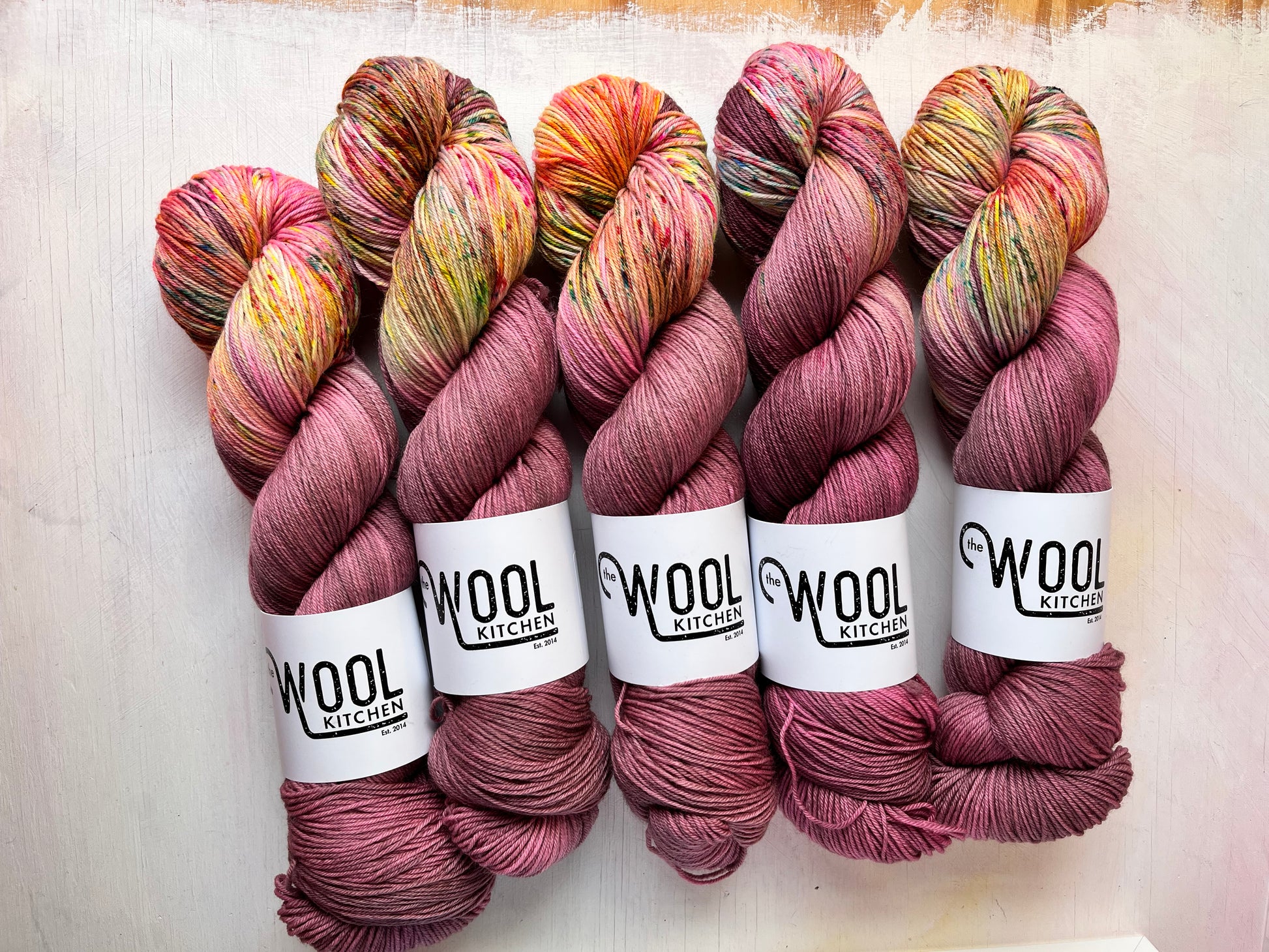 At Sunset from the 4ply sock collection by the hand dyed yarn expert, The Wool Kitchen