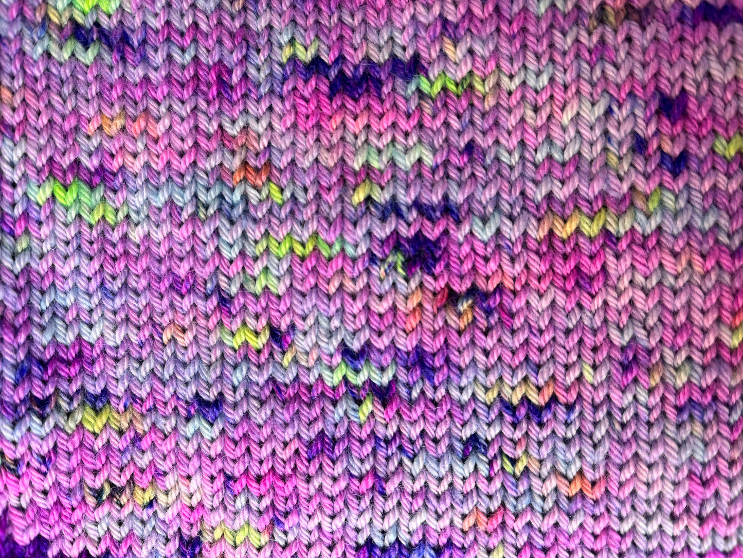 Amethyst Rainbow Aurora | BFL DK Wool