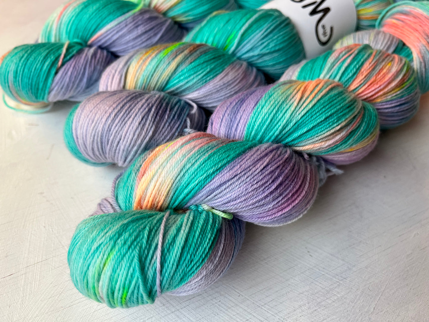 Image 5 Rainbow Succulent | Floral Fade 2 Botanical Monthly Yarn Club | 4ply sock