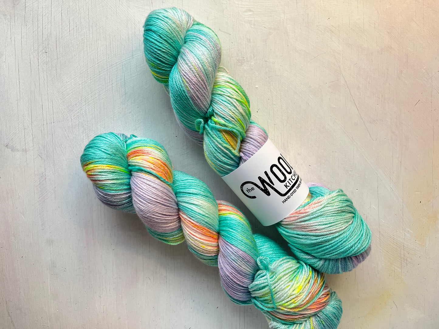 Image 5 Rainbow Succulent | Floral Fade 2 Botanical Monthly Yarn Club | Luxury 4ply Merino Silk