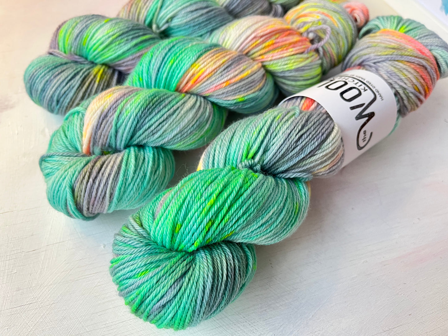 Image 5 Rainbow Succulent | Floral Fade 2 Botanical Monthly Yarn Club | BFL DK Wool