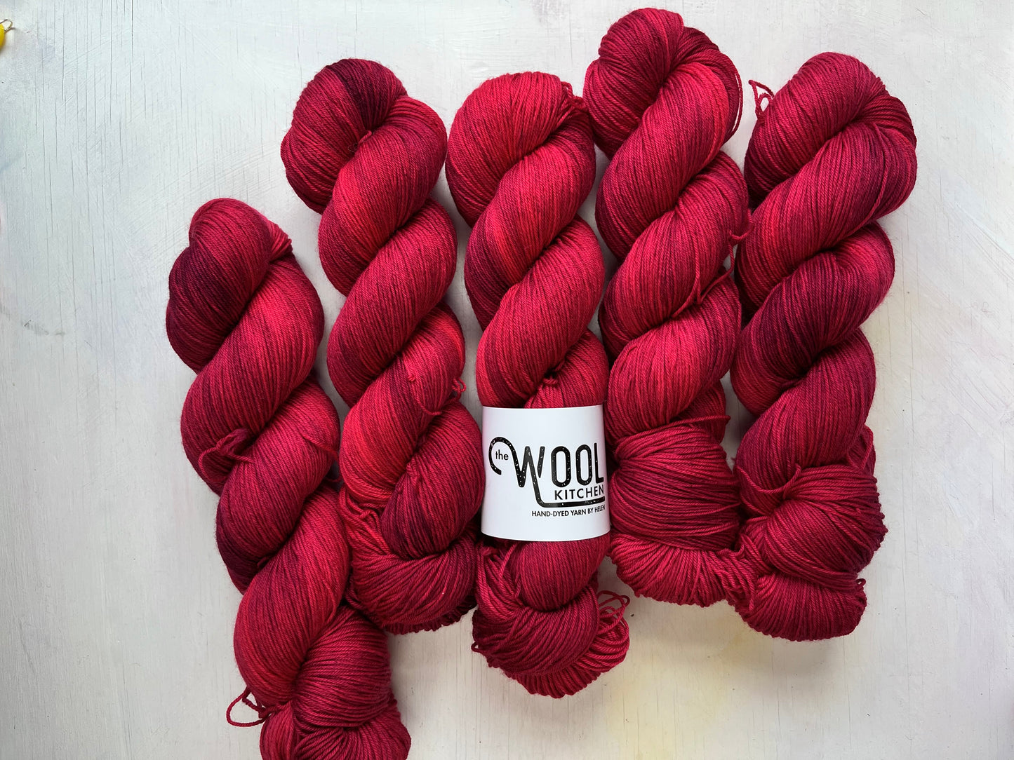 Nightlily from the 4ply sock collection by the hand dyed yarn expert, The Wool Kitchen