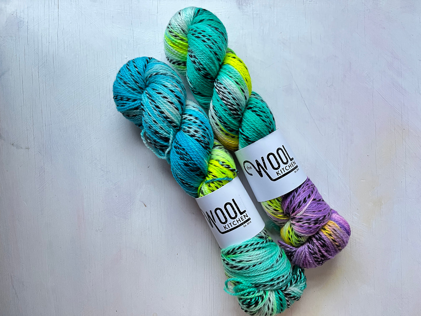 SALE 2 skeins mixed Zebra bundle |In the Woods, In the Sea |Zebra Merino Sock Yarn Fingering Weight