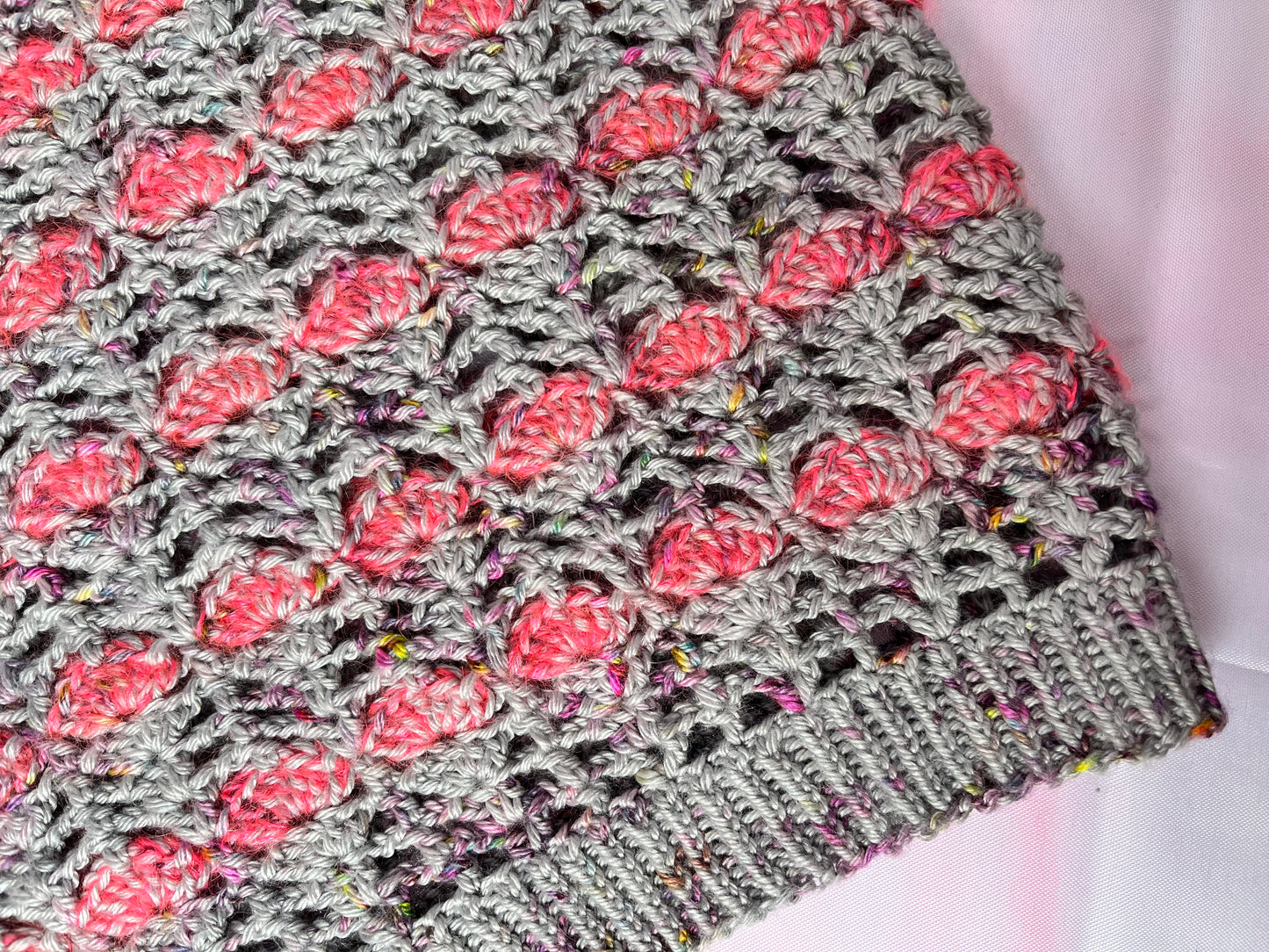 Divine Flower Cowl Yarn Kit | Luxury 4ply Merino Silk & Kid Mohair Lace