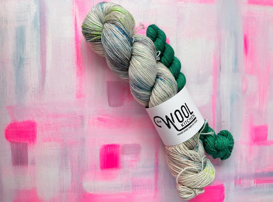 Image 4 Sock Set on 4ply Sock from the Seashells Monthly Yarn club by the hand dyed yarn expert, The Wool Kitchen. 