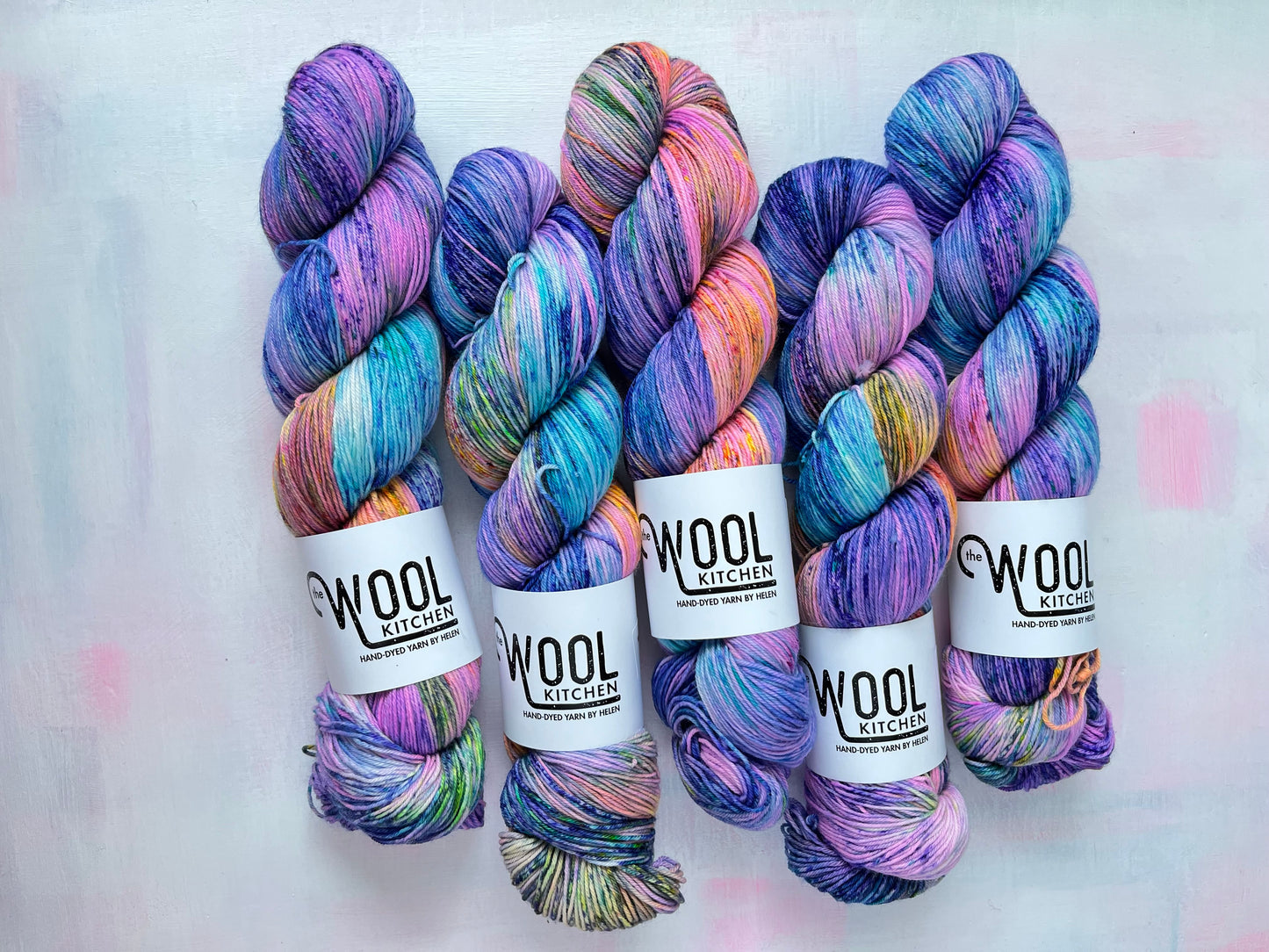 Witches Thimbles from the 4ply sock collection by the hand dyed yarn expert, The Wool Kitchen