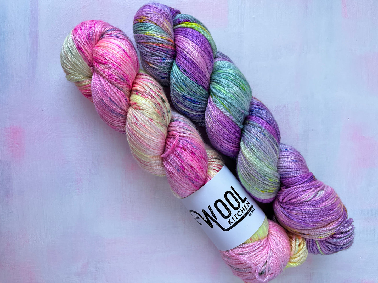 SALE Mix Duo Advent 2024 Pink, Lilac Green | Luxury 4ply Merino Silk