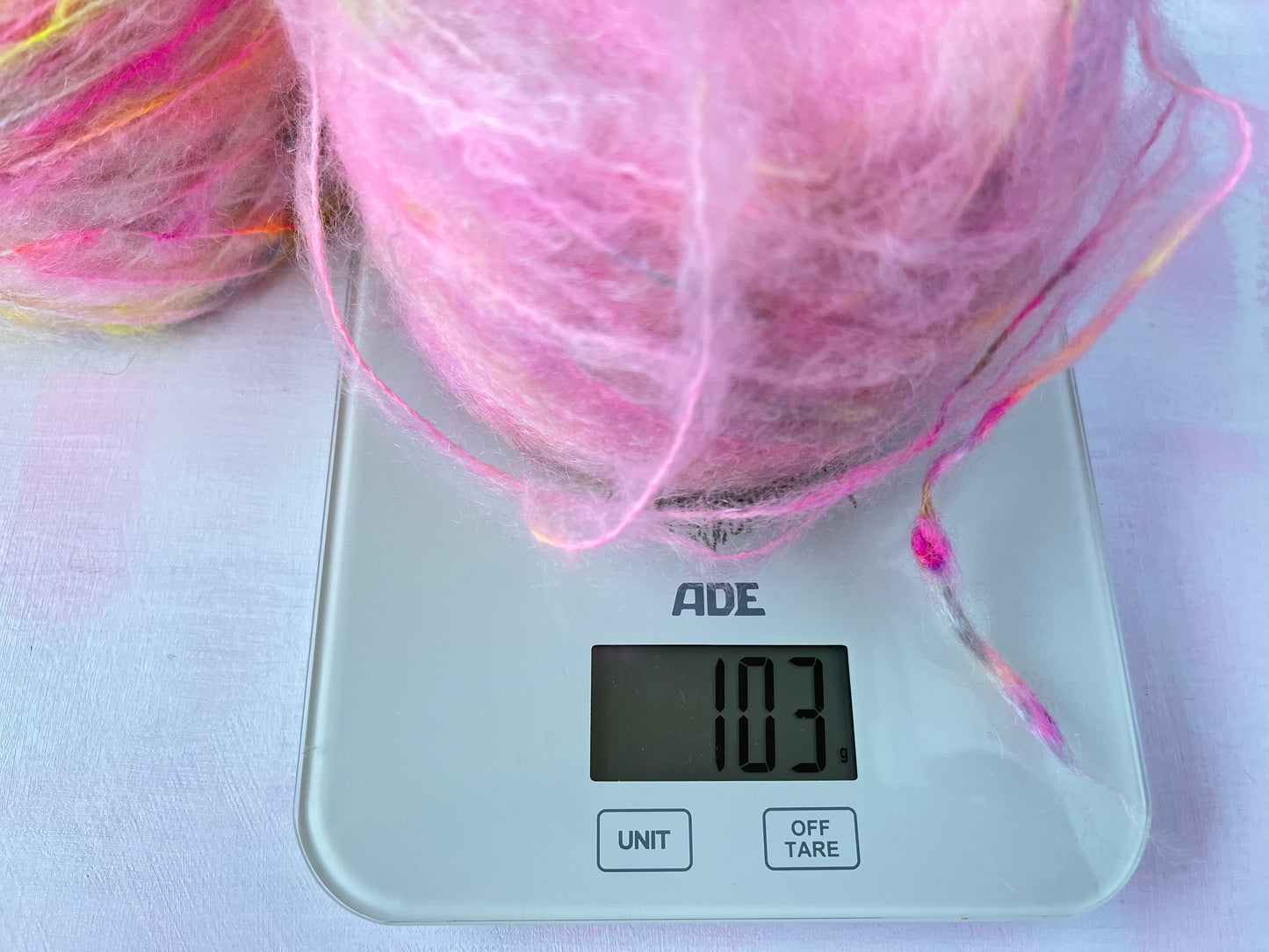 SALE BUY MY BALLS! 2 x100g Cake Neon Only & Love Hearts Big Fluff | DK Mohair
