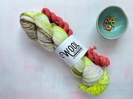 Image 6 Sock Set on 4ply Sock from the Seashells Monthly Yarn club by the hand dyed yarn expert, The Wool Kitchen. 