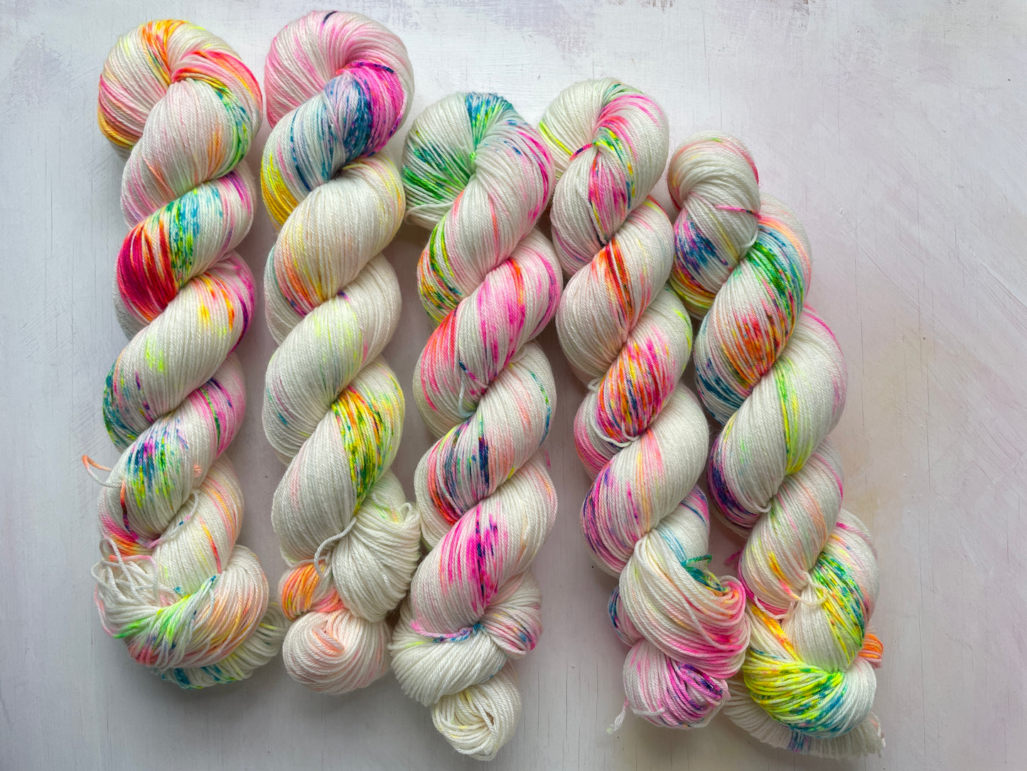 Neon Only - Merino nylon - 4ply- sock