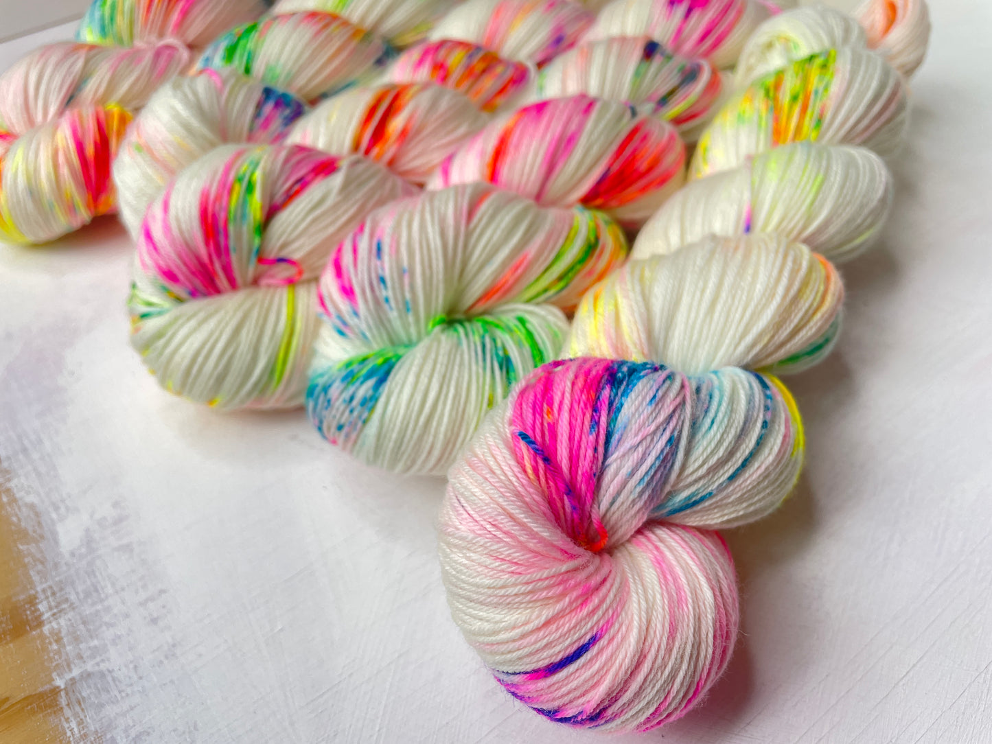 Neon Only - Merino nylon - 4ply- sock