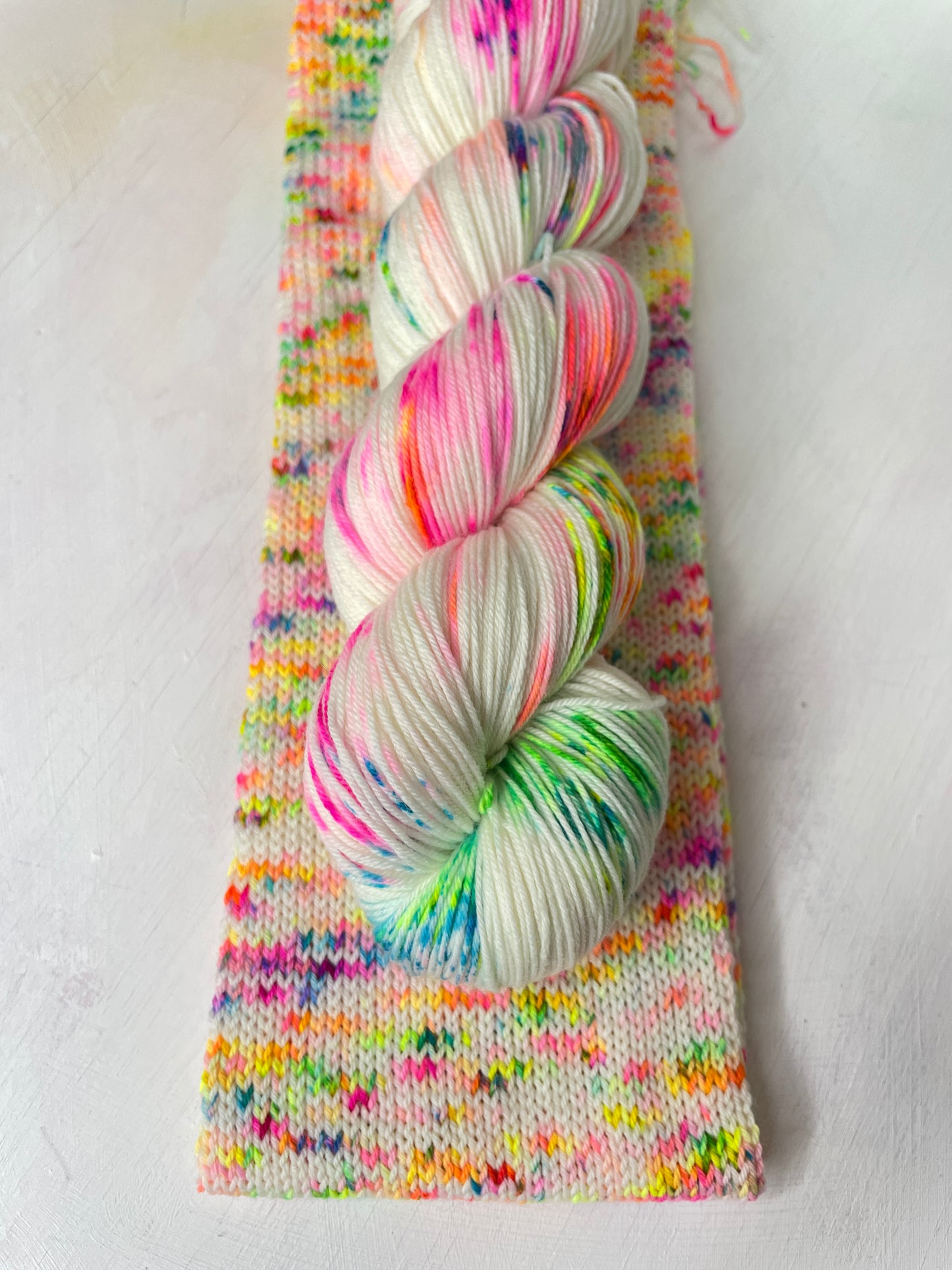 Neon Only - Merino nylon - 4ply- sock