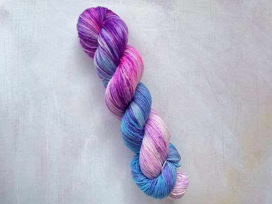 Round 2 Jellyfish monthly sock yarn club - Merino nylon - 4ply