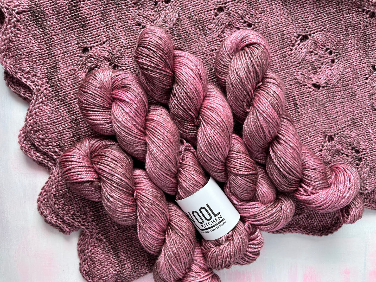 Sunset Rose | Luxury BFL & Silk DK Wool