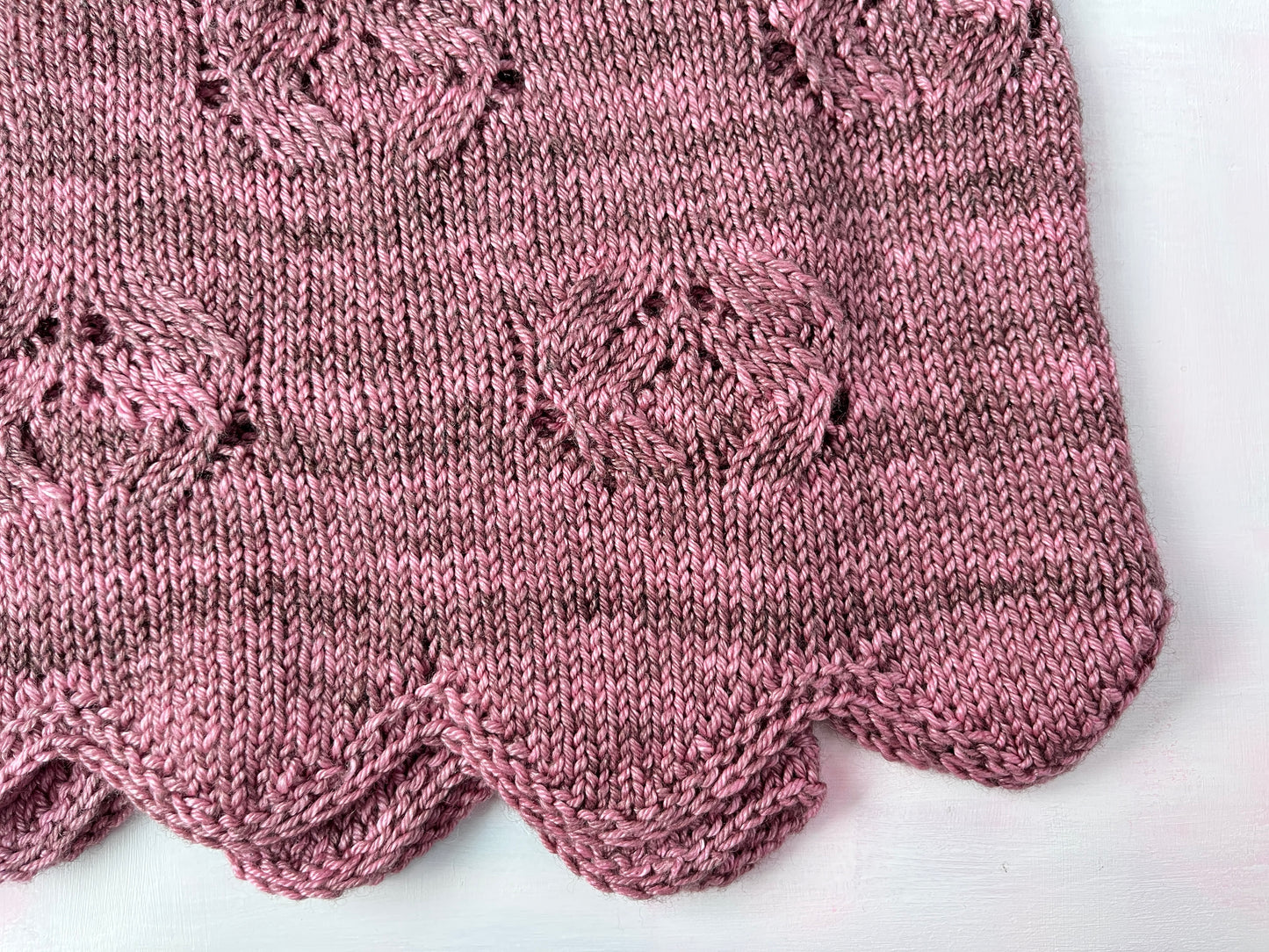 Sunset Rose | Luxury BFL & Silk DK Wool