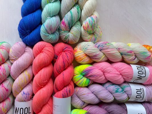 Geogradient MKAL  Yarn bundle - Merino Nylon - sock - 4ply