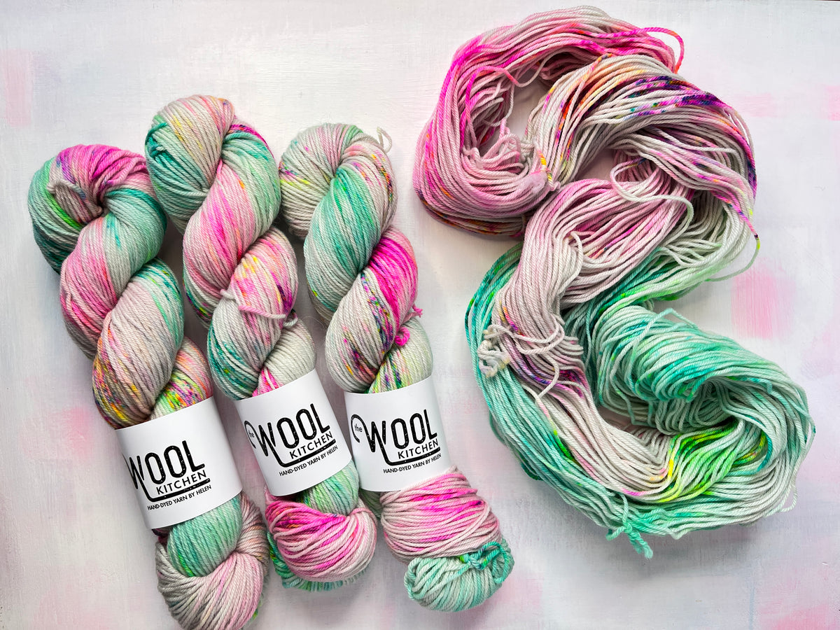 Iridium BFL DK Wool from the hand dyed yarn expert, The Wool Kitchen 