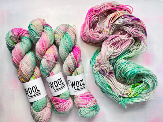 Iridium BFL DK Wool from the hand dyed yarn expert, The Wool Kitchen 